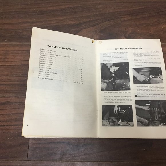 International Harvester IH Model 8 and 10 Snow Blower Manual - Picture 8 of 12